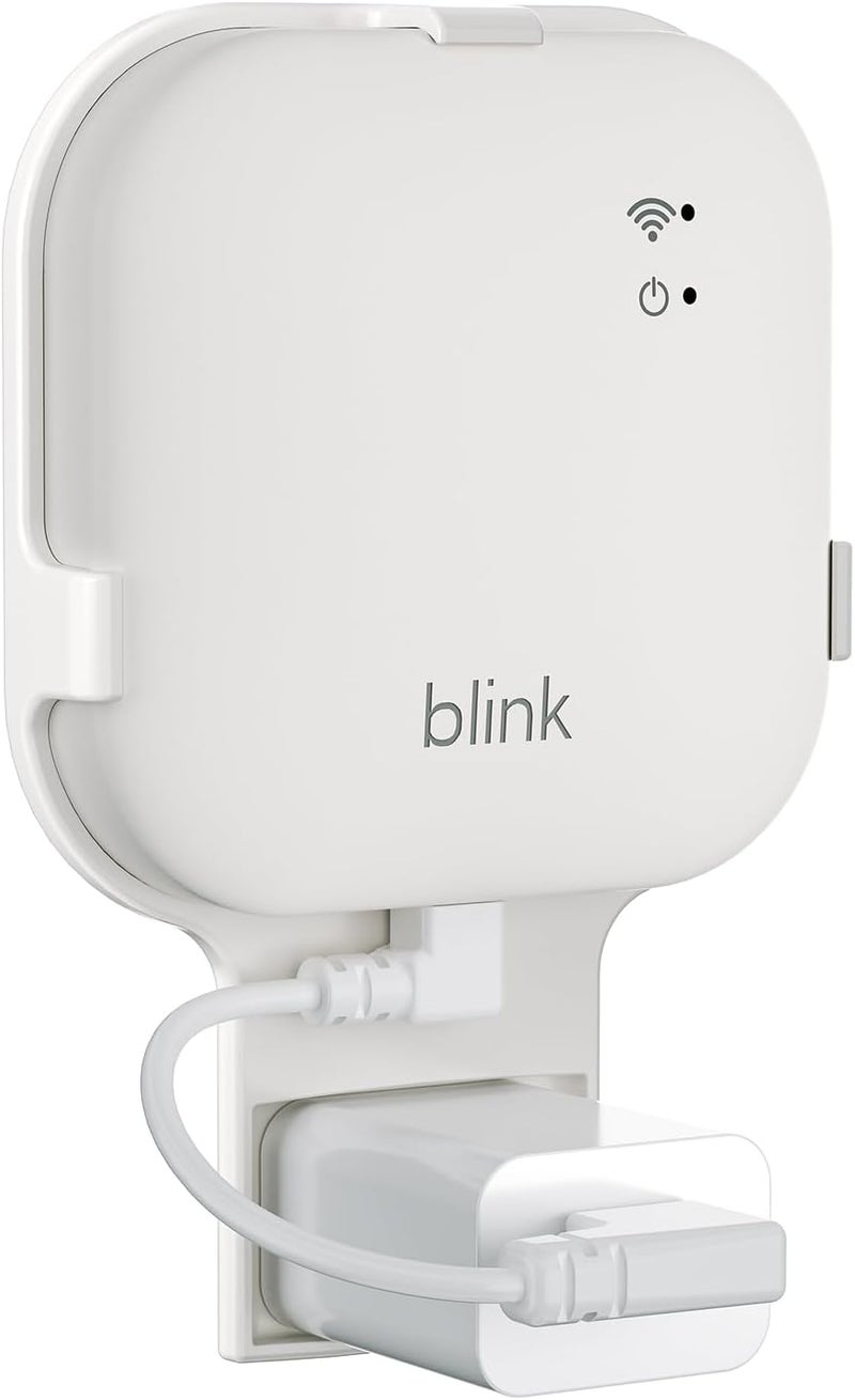 Gresus All-New Outlet Wall Mount for Blink Sync Module XR, Sync Module XR Mount Holder for Blink Outdoor Indoor Camera, No Messy Wires,No Screws Saving Space Blink Sync Camera Mount with Short Cable (1Pack) - Image 1